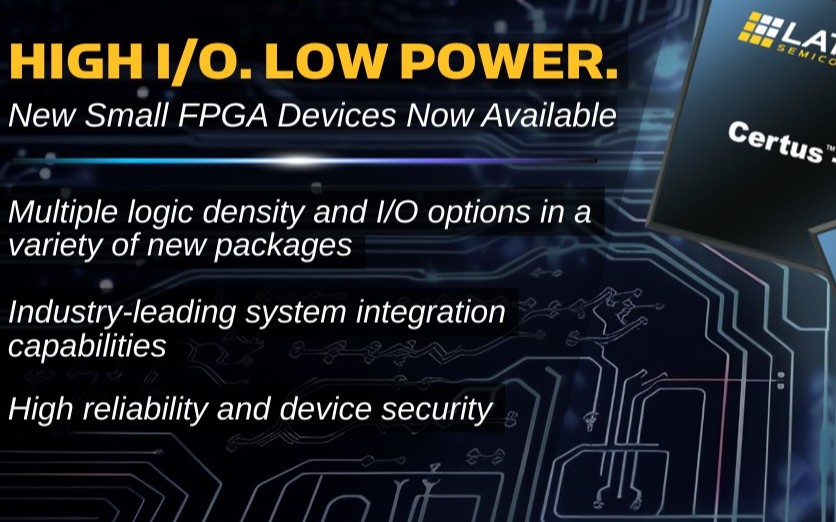 Lattice Expands Certus-NX and MachXO5-NX with High I/O FPGAs